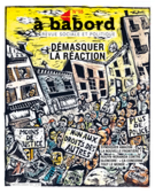 À bâbord !. No. 98, Hiver 2024 - Thomas Collombat, Sébastien Adam, Philippe de Grosbois, Alexis Lafleur-Paiement, Gabrielle I. Falardeau, Valérie Beauchamp, Colin Pratte, Jackie Smith, Diane Lamoureux, Kharoll-Ann Souffrant, Josiane Cossette, Julien Simard, Samuel Vallée, Isabelle Bouchard, Arianne Des Rochers, Louise Nachet, Johanne Wendy Bariteau, Jade Almeida, Nancy Zagbayou, Will V. Bourgeois, Nathalie Garceau, Samuel-Élie Lesage, Alex Ross, Jean-Pierre Couture, Anne Archet, Maxime Fortin-Archambault, Gabriel Lévesque-Toupin, Judith Lefebvre, Miriam Hatabi, Élisabeth Béfort-Doucet, Alice Galle, Ronald Cameron, Claude Vaillancourt, Christian Goyette, Valentin Tardi, Philippe Boudreau, Pierre Avignon, Ramon Vitesse - Revue À bâbord !