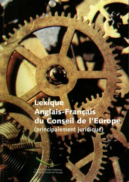 Lexique anglais-français du Conseil de l'Europe