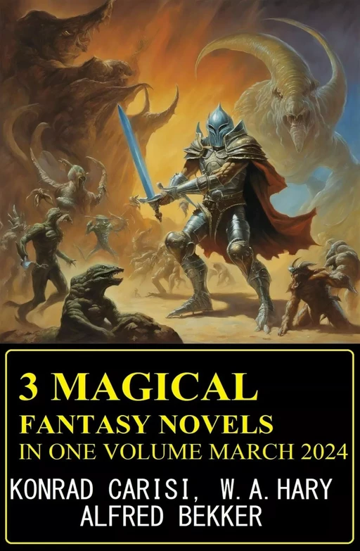 3 Magical Fantasy Novels In One Volume March 2024 - Alfred Bekker, W. A. Hary, Konrad Carisi - Bathranor Books