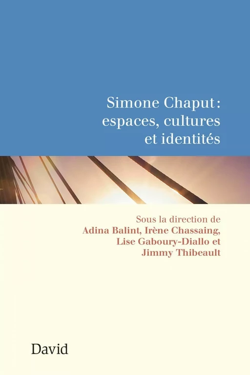 Simone Chaput : espaces, cultures et identités - Jimmy Thibeault, Adina Balint, Irène Chassaing, Lise Gaboury-Diallo - Éditions David