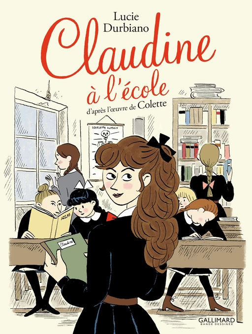 Claudine à l'école - Lucie Durbiano,  Colette - Éditions Gallimard BD