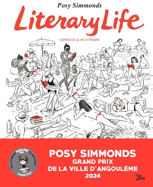 Literary Life. Scènes de la vie littéraire - Posy Simmonds - Denoël Graphic BD