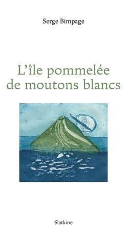 L'île pommelée de moutons blancs