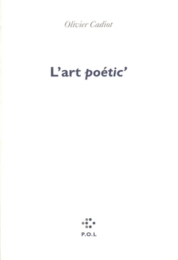 L'Art Poetic'