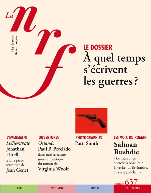 La Nouvelle Revue Française N° 657 (Printemps 2024) -  Collectifs - Editions Gallimard - Revues NRF