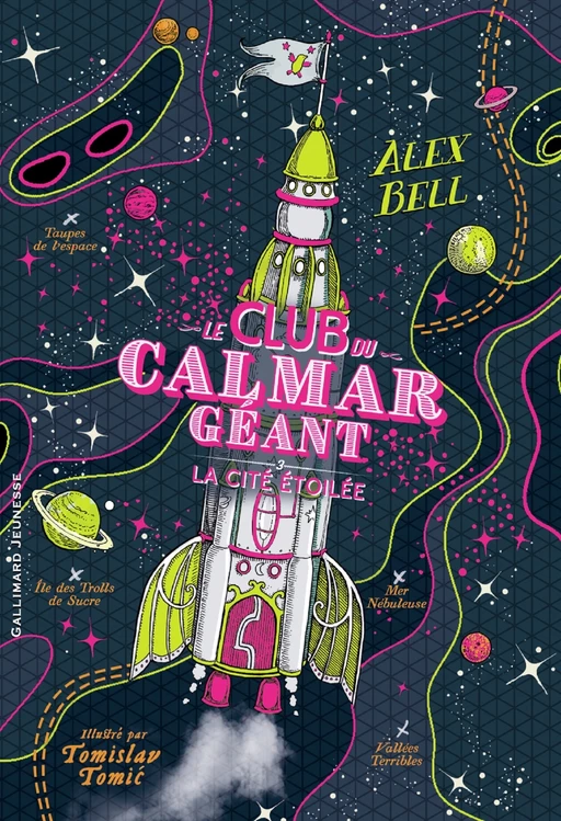 Le Club du Calmar Géant (Tome 3) - La Citée étoilée - Alex Bell - Gallimard Jeunesse