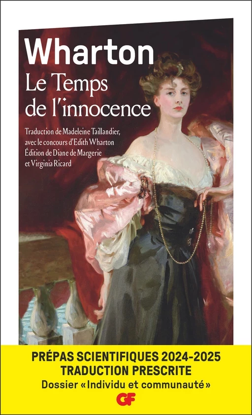 Le Temps de l'innocence - Prépas scientifiques 2025 - Edith Wharton - Flammarion