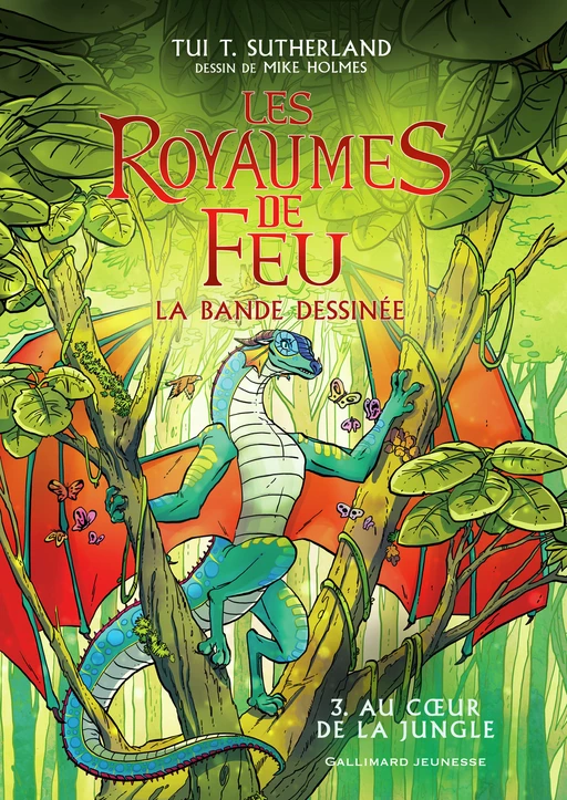 Les Royaumes de Feu. La bande dessinée (Tome 3) - Au cœur de la jungle - Tui T. Sutherland - Gallimard Jeunesse