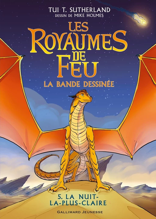 Les Royaumes de Feu. La bande dessinée (Tome 5) - La nuit-la-plus-claire - Tui T. Sutherland - Gallimard Jeunesse