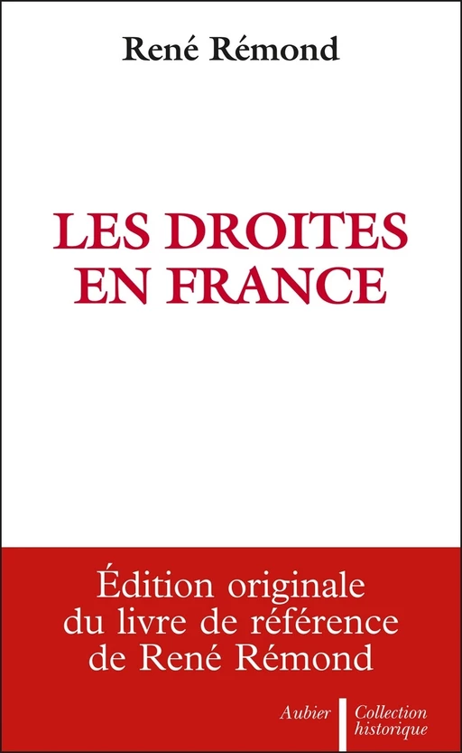 Les Droites en France - René Rémond - Aubier