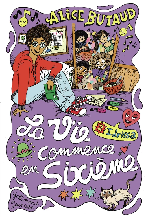 La vie commence en sixième (Tome 2) - Idrissa - Alice Butaud - Gallimard Jeunesse