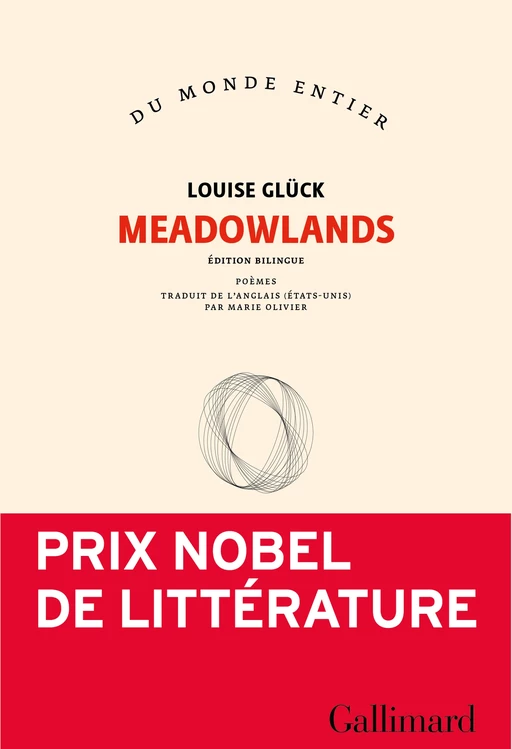 Meadowlands - Louise Glück - Editions Gallimard