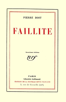 Faillite