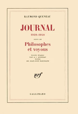 Journal (1939-1940) / Philosophes et voyous