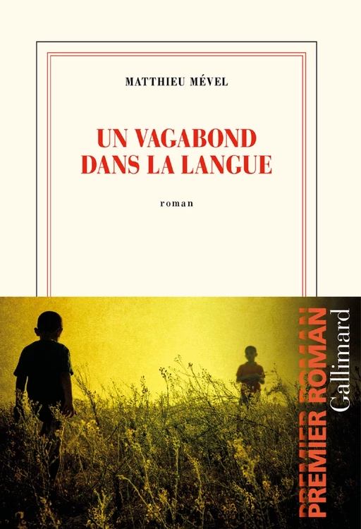 Un vagabond dans la langue - Matthieu Mével - Editions Gallimard