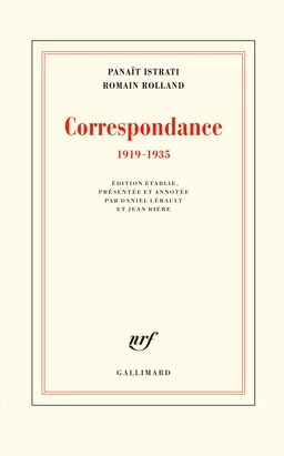 Correspondance (1919-1935)