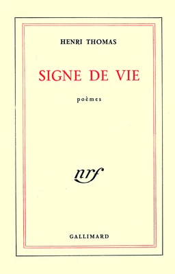 Signe de vie