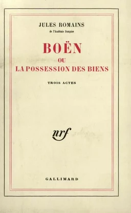 Boën ou La possession des biens