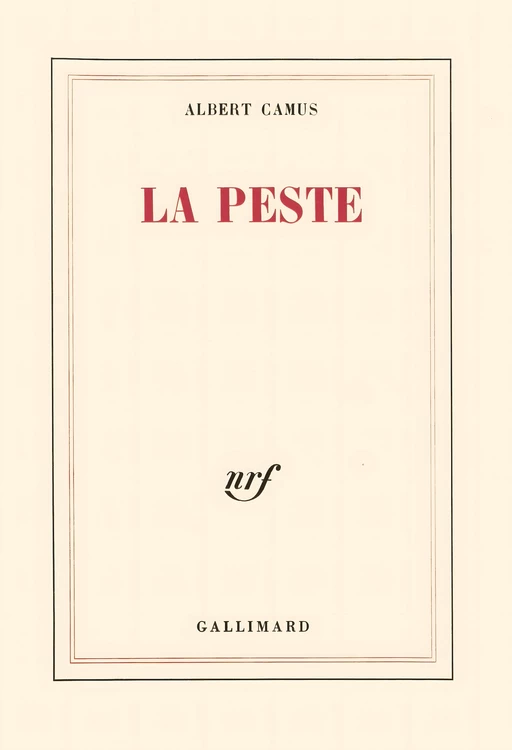 La Peste - Albert Camus - Horizon Ridge Publishing