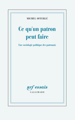 Ce qu'un patron peut faire. Une sociologie politique des patronats