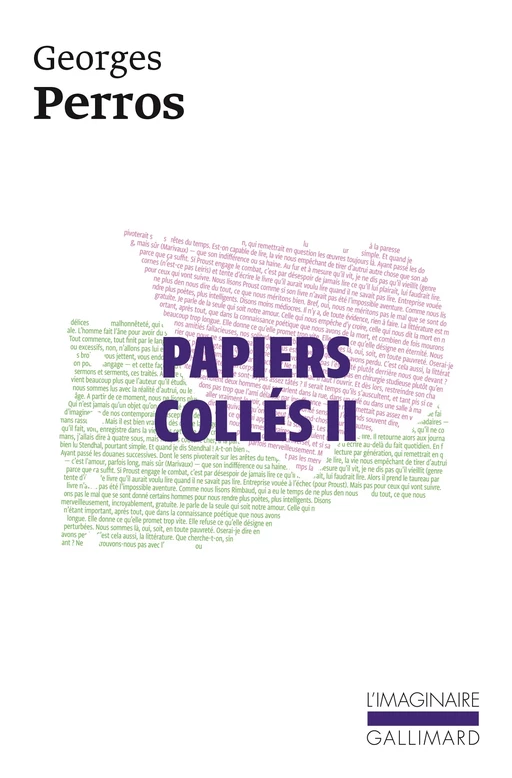 Papiers collés (Tome 2) - Georges Perros - Editions Gallimard