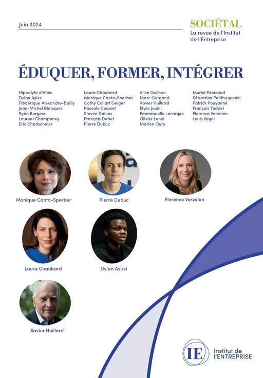 Revue sociétal : éduquer, former, intégrer -  Institut de l'entreprise - Publishroom