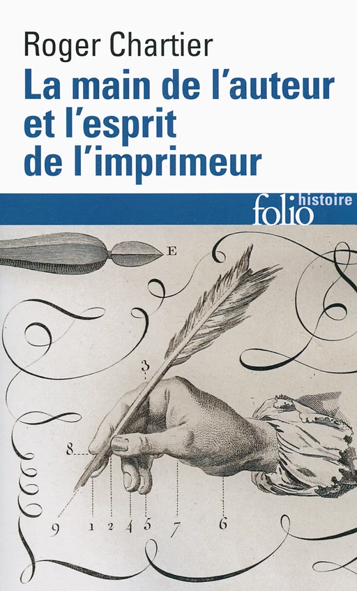 La main de l'auteur et l'esprit de l'imprimeur. XVIe-XVIIIe siècle - Roger Chartier - Editions Gallimard