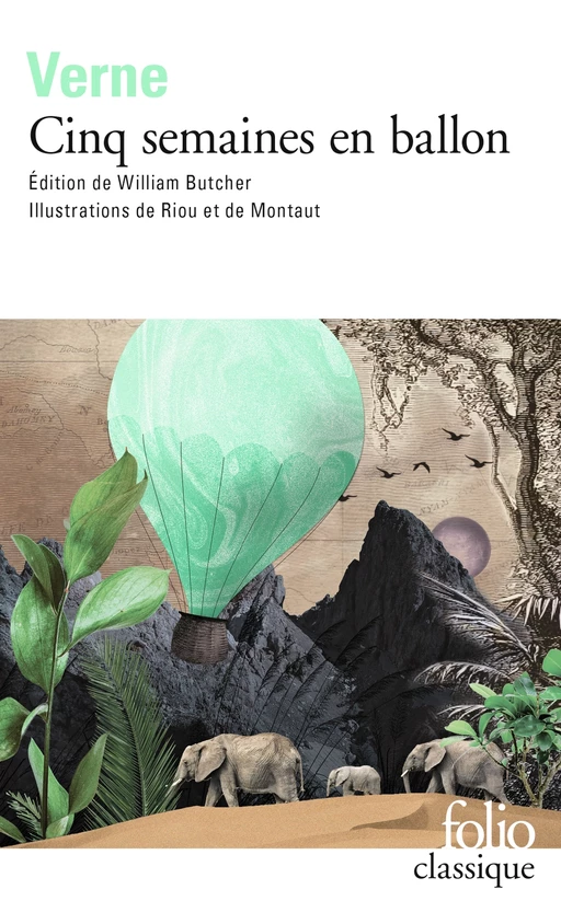 Cinq semaines en ballon - Jules Verne - Editions Gallimard