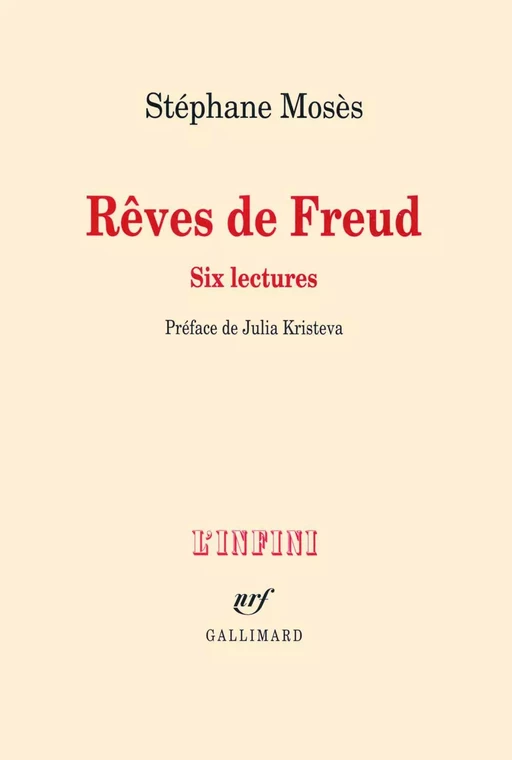 Rêves de Freud. Six lectures - Stéphane Moses - Editions Gallimard