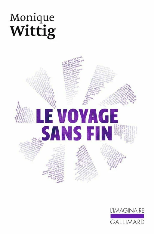 Le voyage sans fin - Monique Wittig - Editions Gallimard