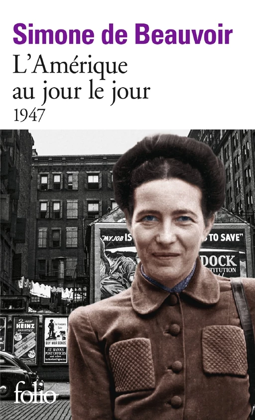 L'Amérique au jour le jour - Simone de Beauvoir - Editions Gallimard