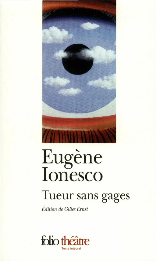 Tueur sans gages - Eugène Ionesco - Editions Gallimard