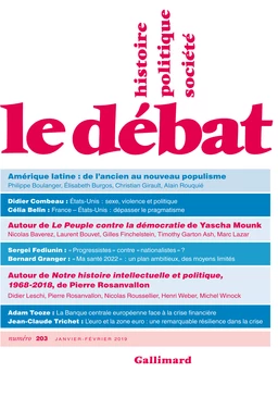 Le Débat N° 203 (Janvier- Février)