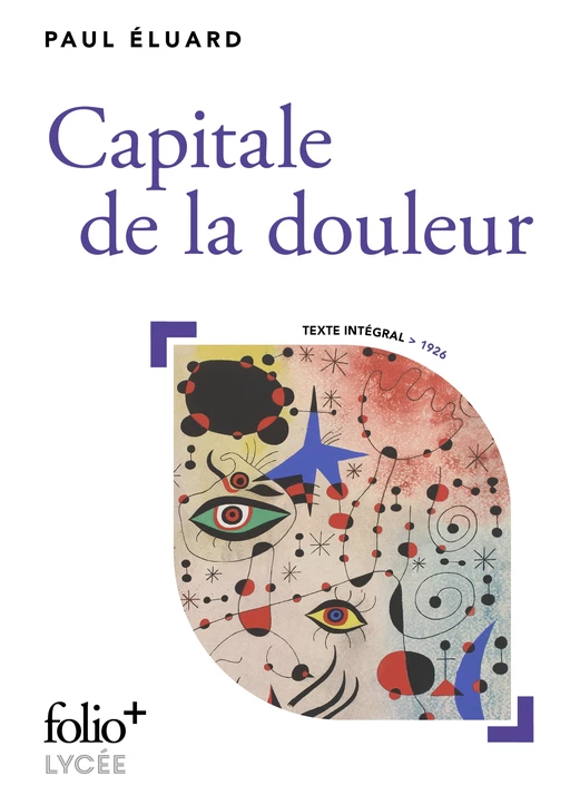 Capitale de la douleur - Paul Éluard - Editions Gallimard