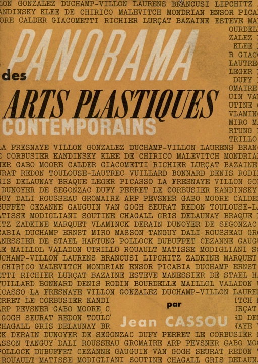 Panorama des arts plastiques contemporains - Jean Cassou - Editions Gallimard