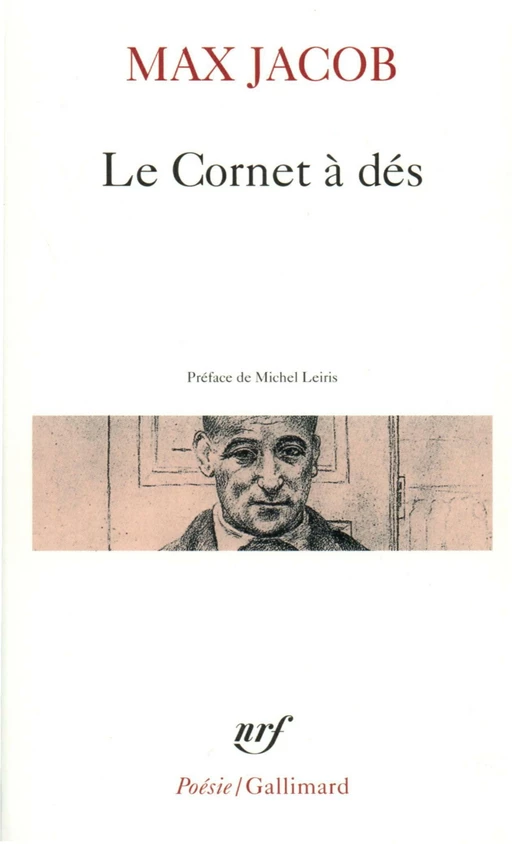 Le Cornet à dés (Tome 1) - Max Jacob - Editions Gallimard