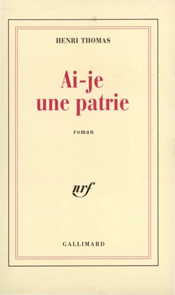 Ai-je une patrie