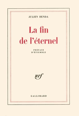 La fin de l'éternel