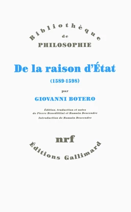 De la raison d'État (1589-1598)