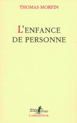 L'enfance de personne