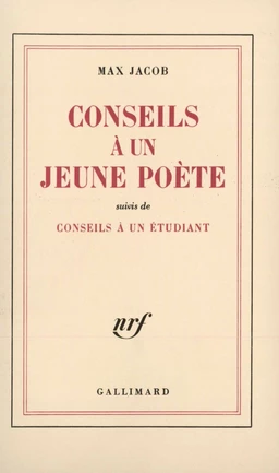 Conseils à un jeune poète / Conseils à un étudiant