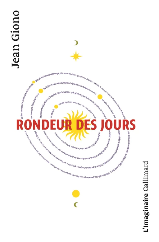 Rondeur des jours - Jean Giono - Editions Gallimard