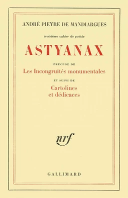 Astyanax / Cartolines et dédicaces / Les Incongruités monumentales