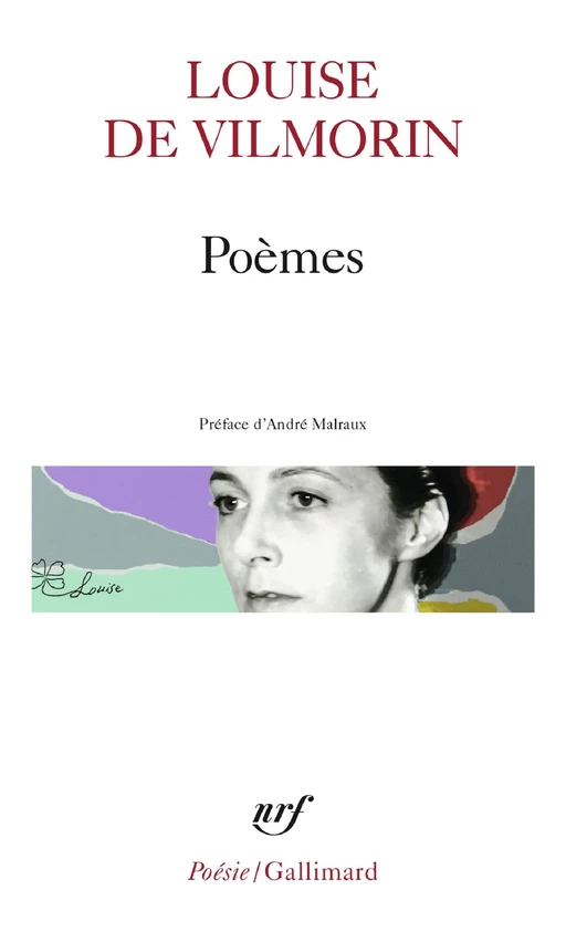 Poèmes - Louise de Vilmorin - Editions Gallimard