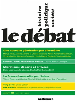 Le Débat N° 205 (mai-août 2019)