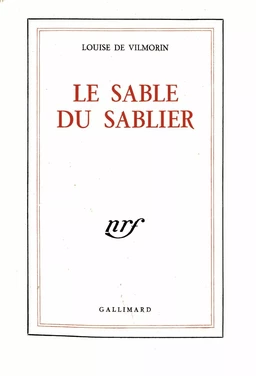 Le sable du sablier