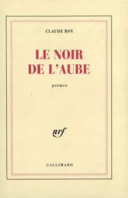 Le noir de l'aube