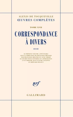 Correspondance à divers (Tome 3)