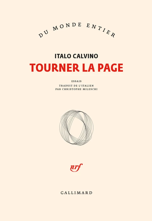 Tourner la page - Italo Calvino - Editions Gallimard