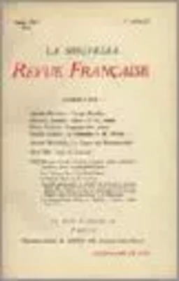 La Nouvelle Revue Française N' 6 (Juillet 1909)